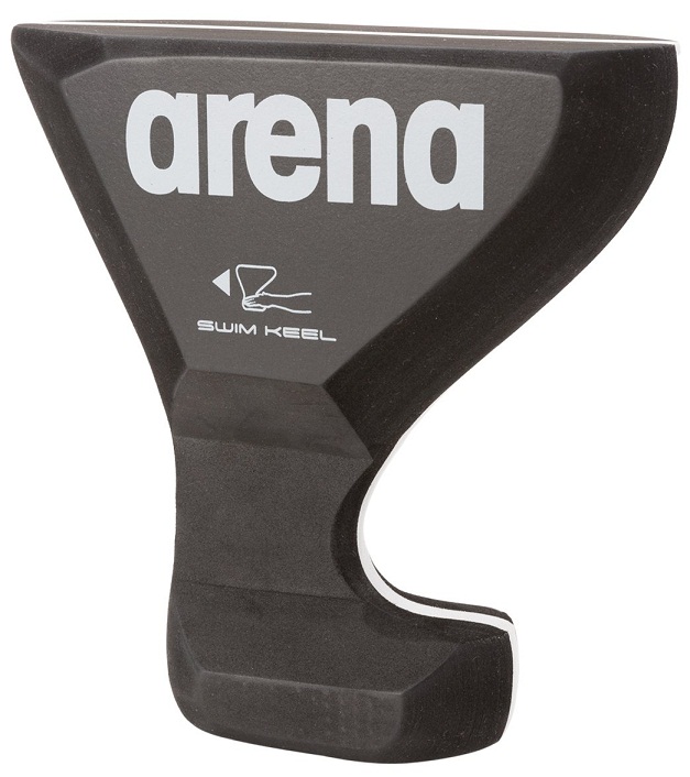 ARENA Swim Keel Pull Buoy Kickboard (Black/Grey (55))